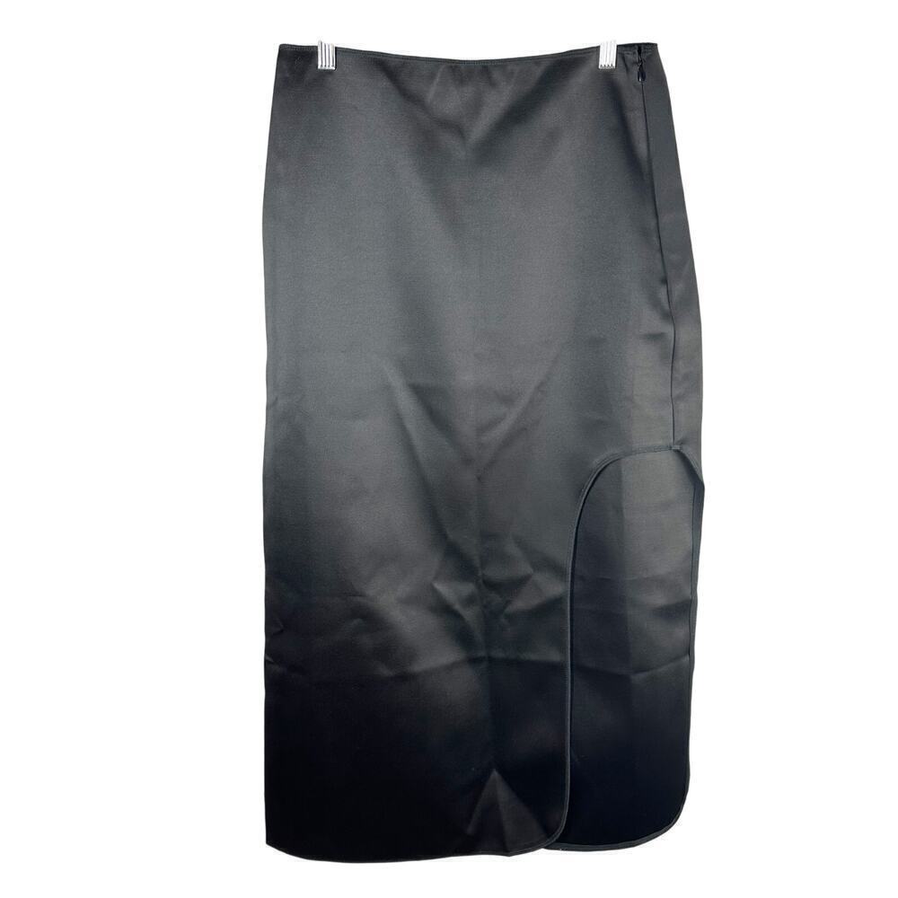 By Malene Birger Wick Side Slit Maxi Skirt Black Size US 10 Contemporary